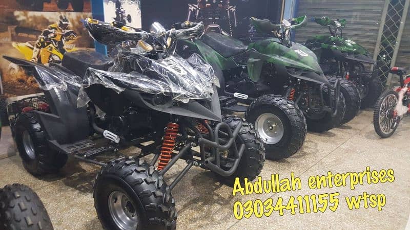 new stock 70cc 110cc 125cc 150cc 250cc atv quad  delivery all Pakistan 18