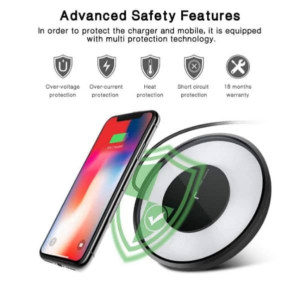 NiLLkin MAGIC DISK 4 Fast wireless charger Iphone x Galaxy brand new 3