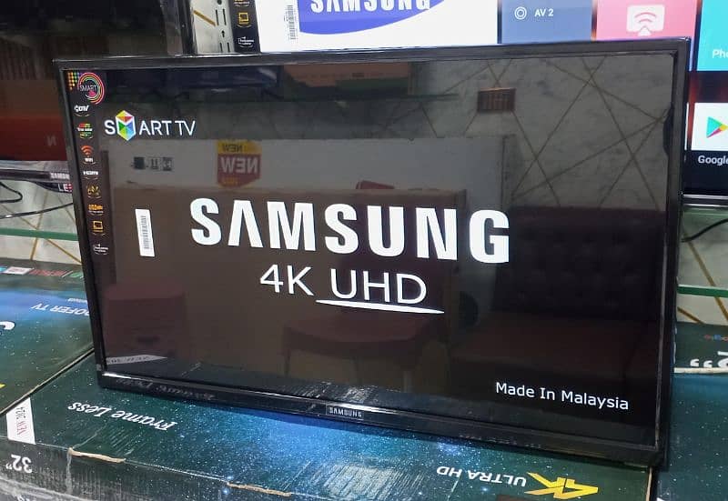 LED TV 32" INCH SAMSUNG ANDROID 4K UHD BOX PACK IMPORT 1