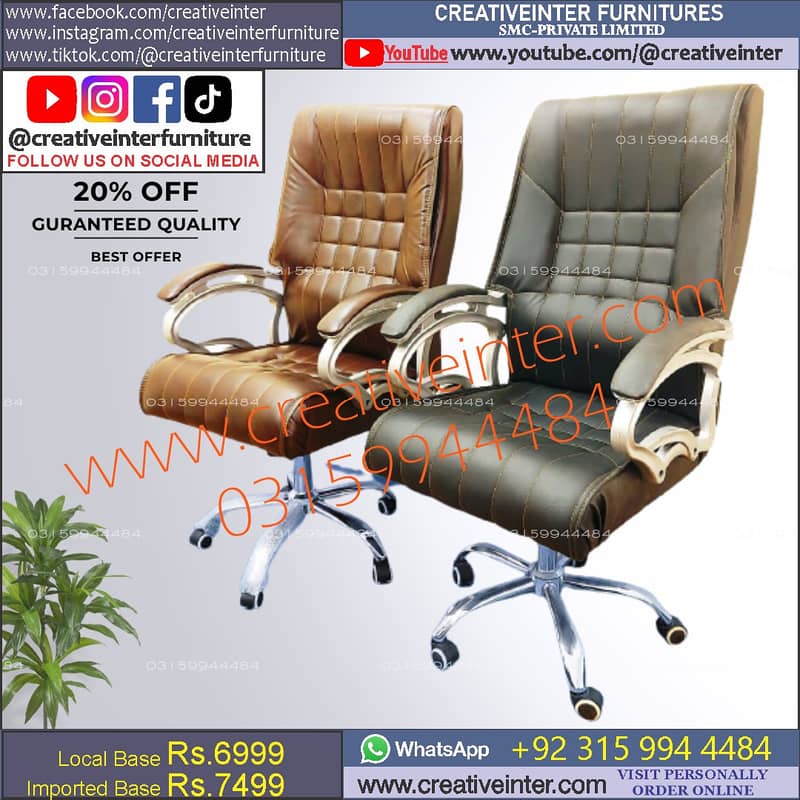 Office chair table CEO Executive Mesh Desk Staff Visitor Sofa Manager 18