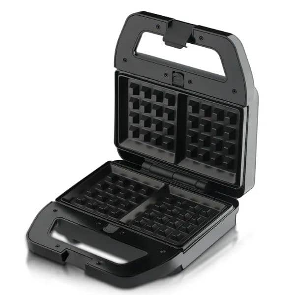 RAF 5 IN 1 SANDWICH WAFFLE PANINI GRILL TOASTER DONUT COOKIE MAKER 6