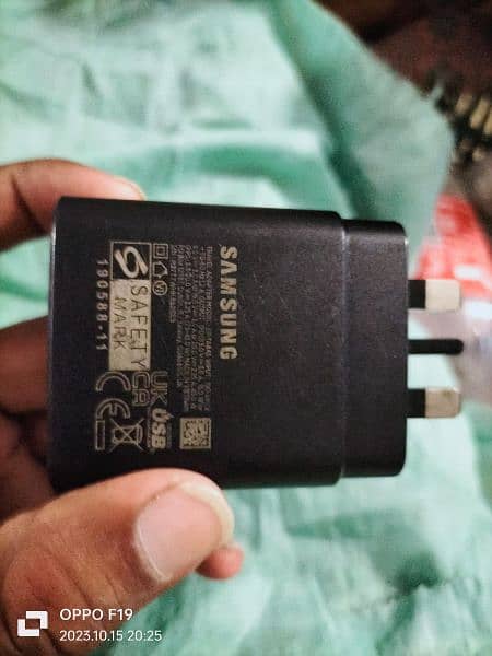 Samsung Galaxy 45 wat super fast original box wala charger for Sall 4