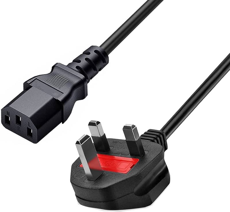 PC Power Cable - Flower Cable for Computer Branded Fuse 0