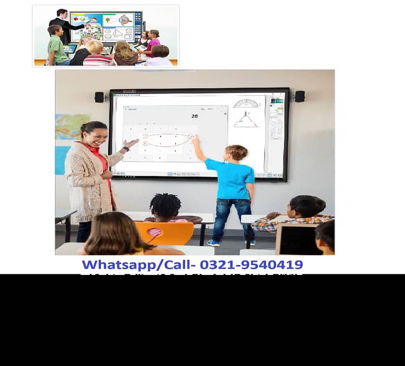 Smart Board, Interactive Touch LED, Digital Board, Flat Panel Screen 7