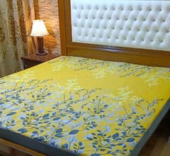 Cotton Printed Double Bed Mattress Cover