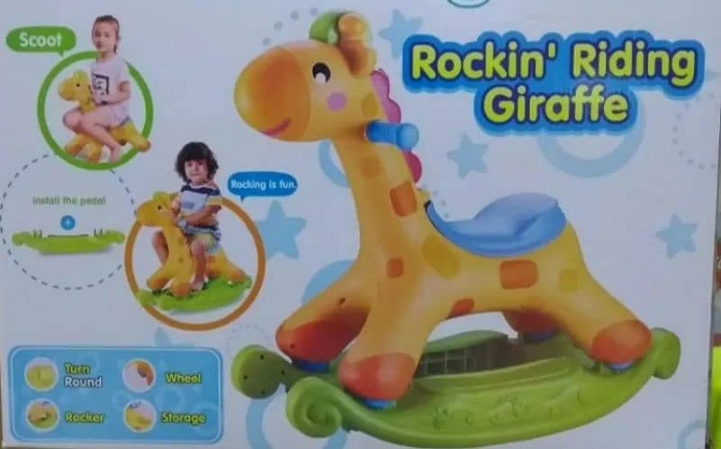 Rocking Riding Giraffe 1