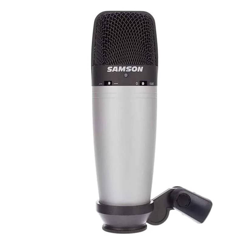 Samson C01 Condenser Microphone for studio recoriding Mic, songs, naat 1