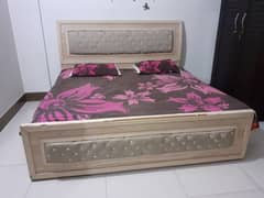 Bed without mattress
