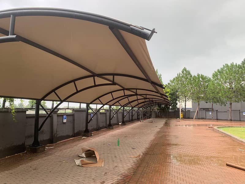 car parking shade\car shed\Fiber Shades\Tensile Shades 0