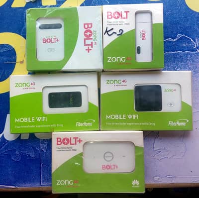 ZONG , TELENOR , UFONE , JAZZ 4G Internet Device