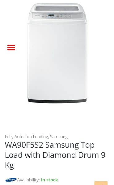 Samsung washing machine Automatic 10