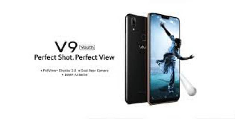 VIVO v9 youth 4gb 64gb,16mp front , with box and 67w charger 1