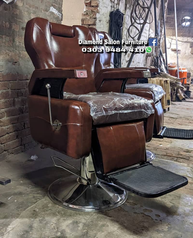 Saloon chair /  Shampoo unit / Barber chair/Cutting chair/Massage bed 8