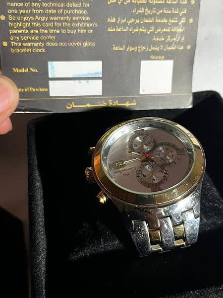 La cavalera men's watch it's original came from saudi Arabia 6