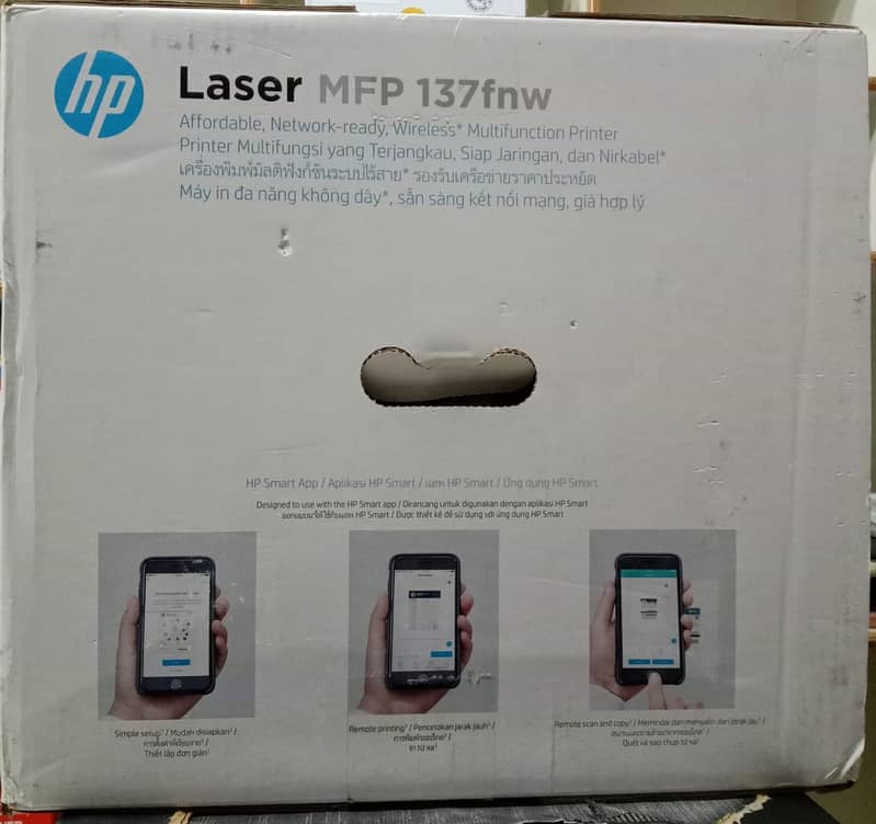 Hp Laser MFP 137Fnw Printer (4ZB84A) 2