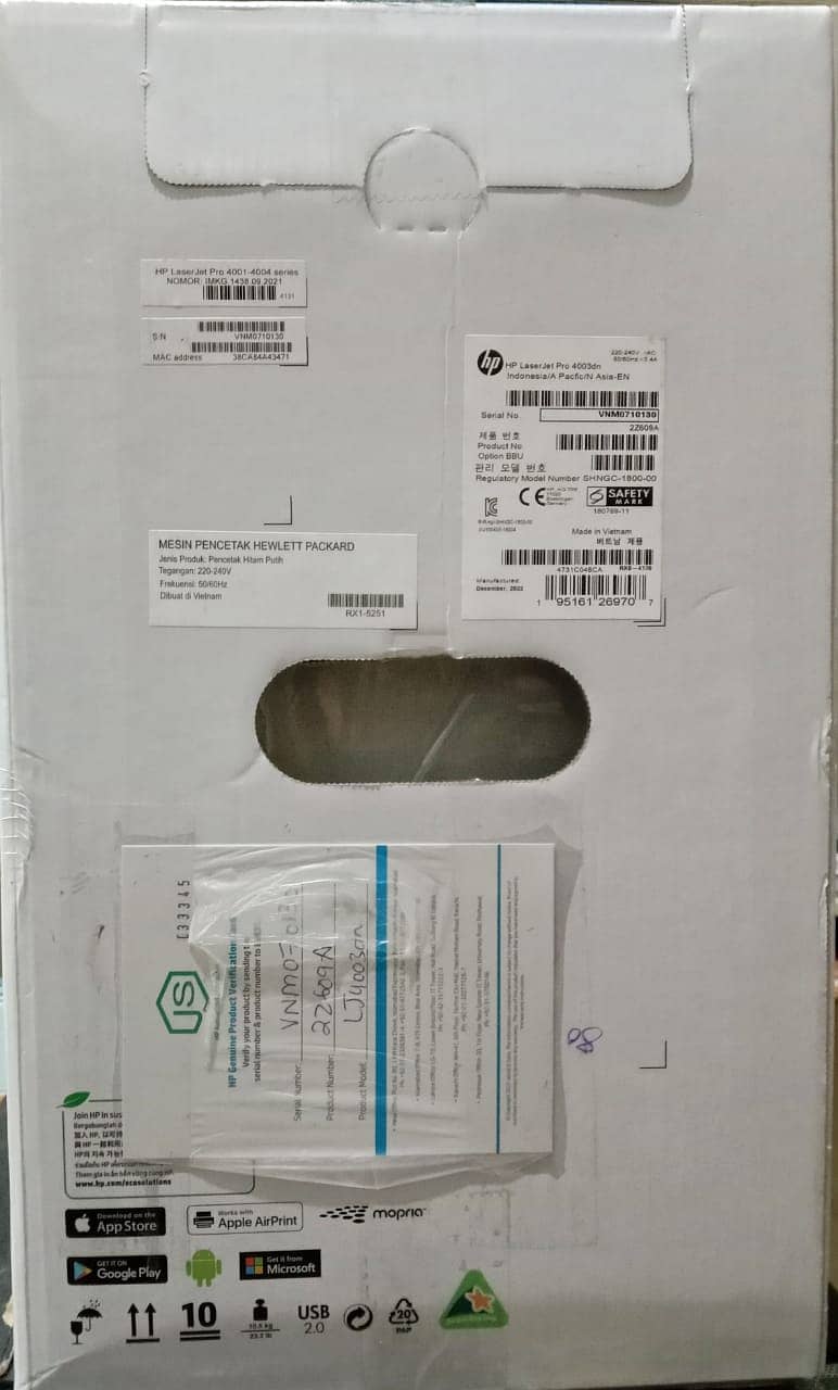 HP LaserJet Pro 4003dn Printer (2Z609A) 1