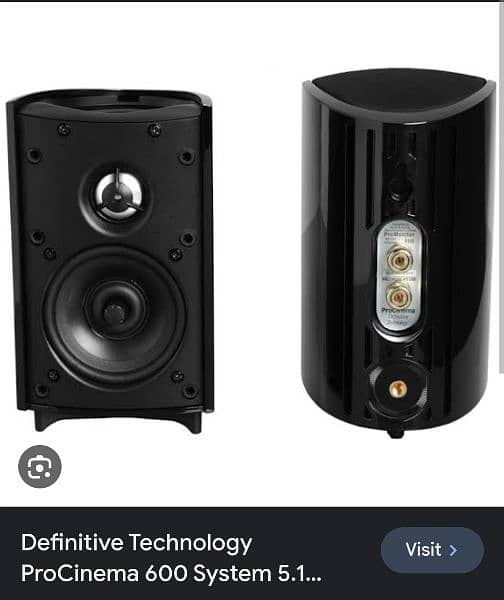 Definitive Technology Pro Cinema 600 Home theater speaker (JBL Bose) 5