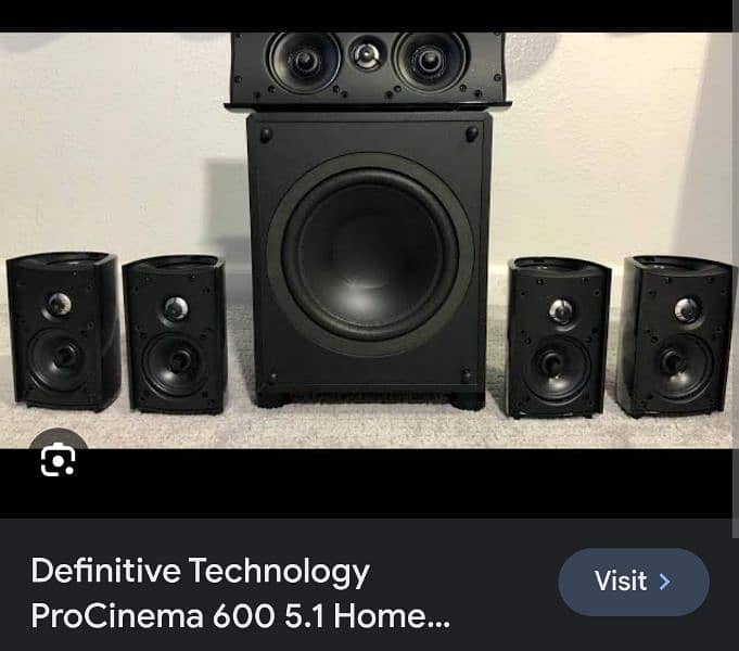 Definitive Technology Pro Cinema 600 Home theater speaker (JBL Bose) 1