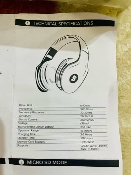 SPACE RS-605 ROCKSTAR Wireless Premier Headphones :BRAND NEW:PIN PACK 9