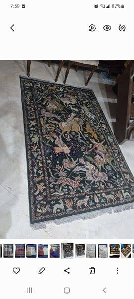 hand made carpet by afghan carpets shikargah 1