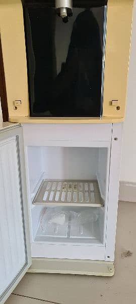 dispenser with fridge. 2