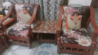 wooden used sofa in good condition for sale 0
