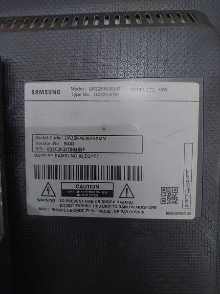 Samsung Original 32 Inch LED Made in Egypt Model UA32K4000ARXMM 4