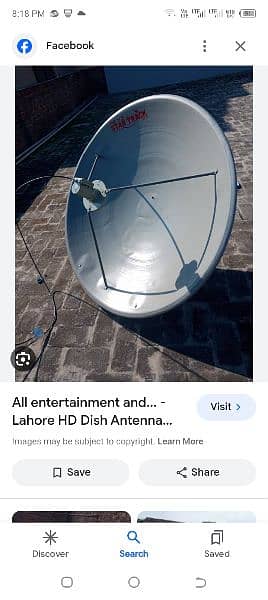 *A New Receiver , Double  Iron Sheet Strong hard 5 Feet Dish* 0