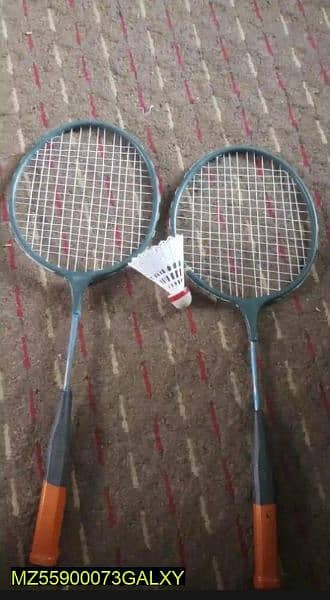 carbon fiber alloy badminton rackets and shuttle 1