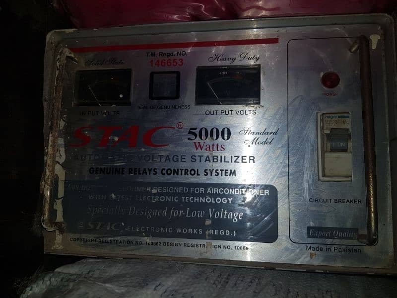 stablizer 5000 watts 99.9% copper 0