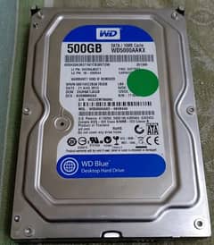 WD 500gb+80gb hard drive for sale