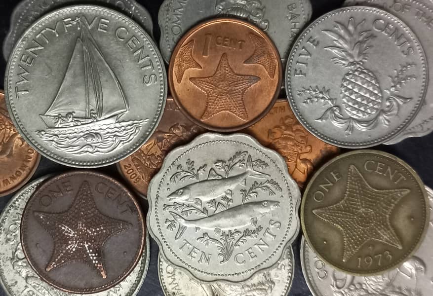 Caribbean Islands, USA Steel Pennies & Hole Rare Coins 7