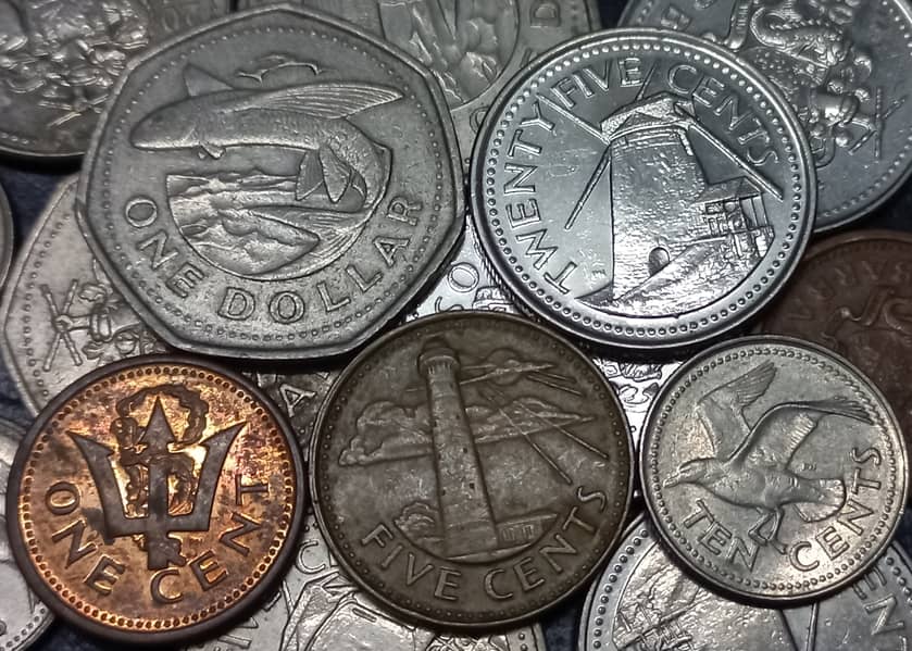 Caribbean Islands, USA Steel Pennies & Hole Rare Coins 8