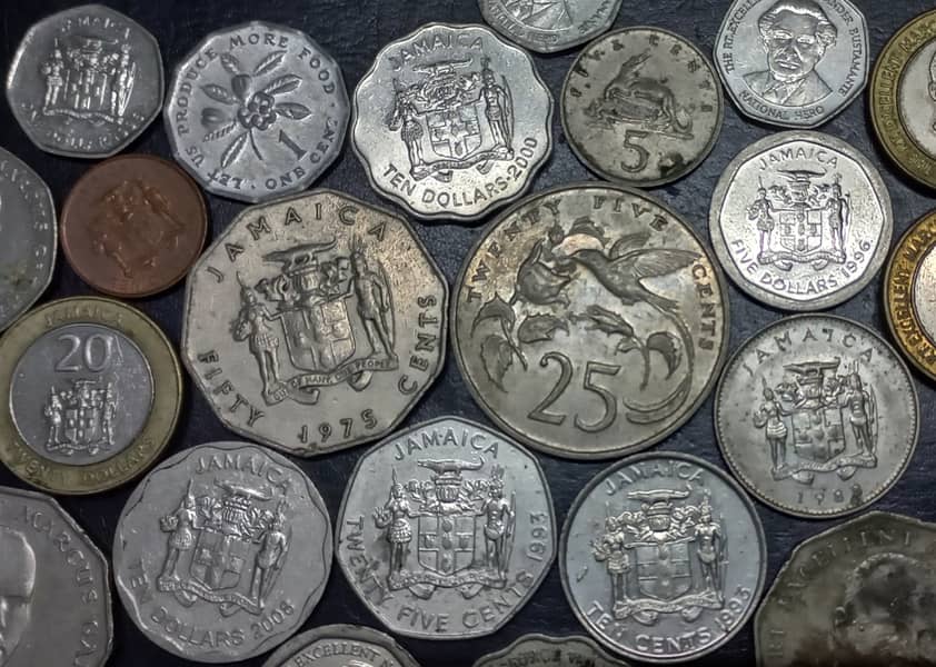 Caribbean Islands, USA Steel Pennies & Hole Rare Coins 11