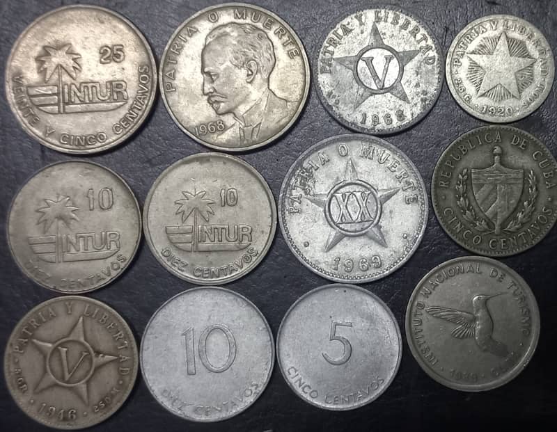 Caribbean Islands, USA Steel Pennies & Hole Rare Coins 13