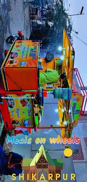 Food cart loader with kitchen &  loader body available new condition 4