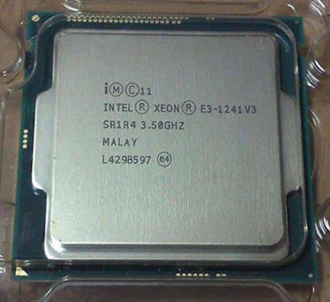 AMD and intel i3 i5 i7 processor Xeon e3 1241 v3 1241 1245 4