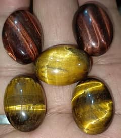 Tiger eye Cat eye Lehsania Tourmaline Turkish rings Natural Stone