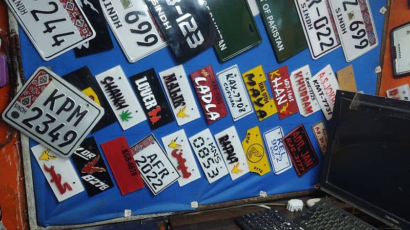 All types number plate are avalaible (03473509903) 7
