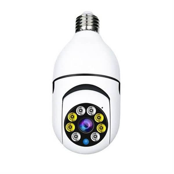 Bulb WiFi Camera Night Vision Motion Sensor 0