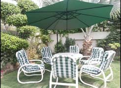 Patio Garden Outdoor Lawn Furniture, Pvc relaxing chairs resting table