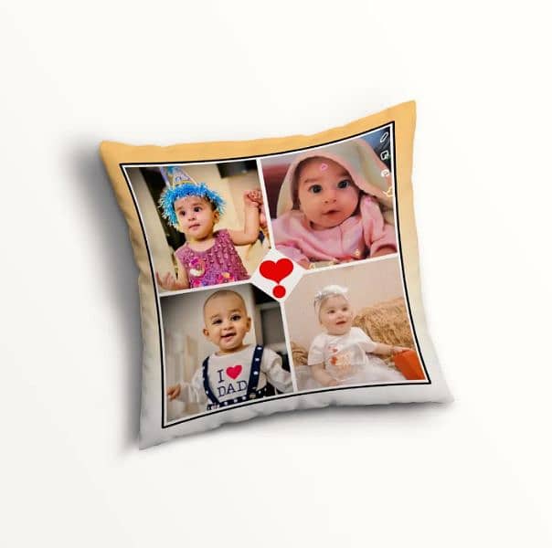 اپنی  پسند  کی تصاویر کشن کور پر پرنٹ کروائیں Customized cushion cover 4