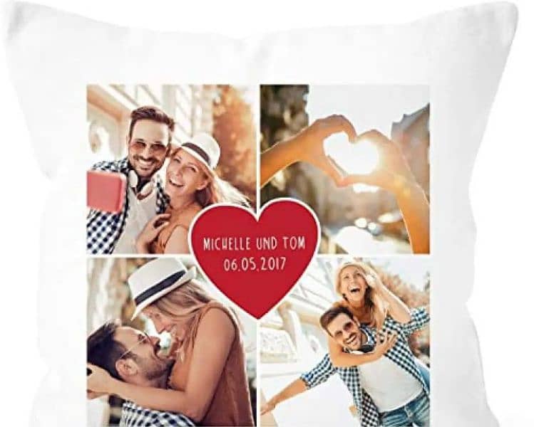 اپنی  پسند  کی تصاویر کشن کور پر پرنٹ کروائیں Customized cushion cover 2