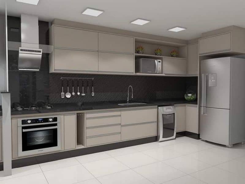 kitchen cabinet and granite 11