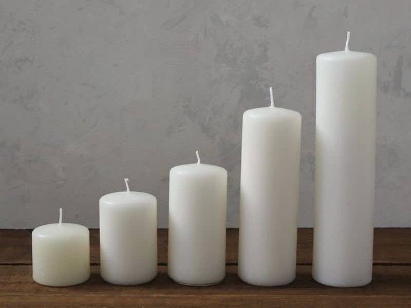 Pillar candles 4