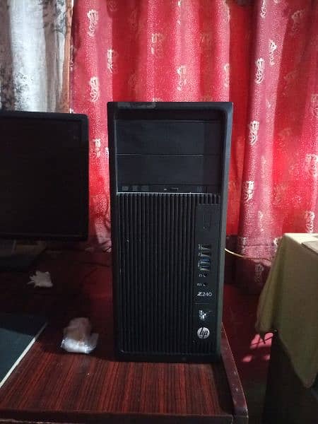 hp z240 i5 6 generation rx 580 8 gb oc edition best for editing,gaming 1
