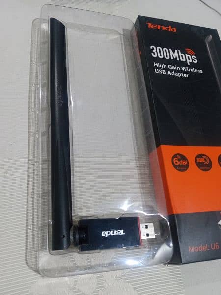 Tenda U6 Wireless N300 High Gain USB Adapter 1