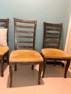 6 dining chairs (not dining table) for sale 0