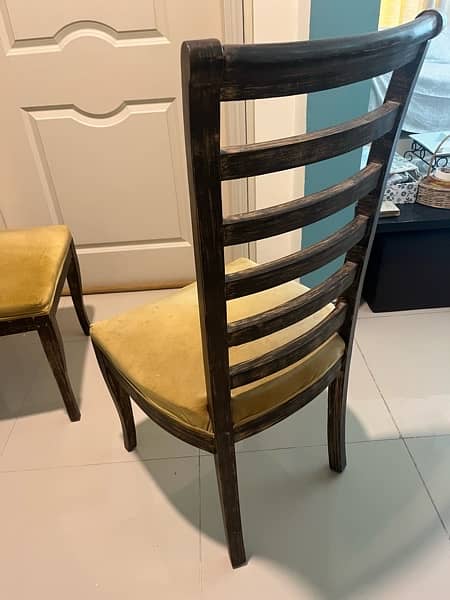 6 dining chairs (not dining table) for sale 1