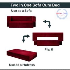 Diamond Sofa Cum Bed tow in one